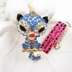 Betsey Johnson Blue Fox Pendant