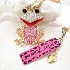 Betsey Johnson Frog Pendant