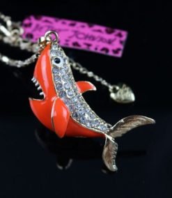 Betsey Johnson Shark Pendant
