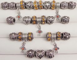 Flower Cross European Beads Collection