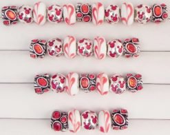 Orange Red European Beads Collection